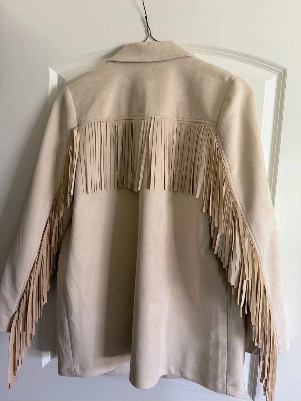Show Me Your MuMu Cream Fringe Blazer - Picture 5 of 5